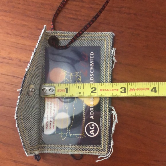 Adriano Goldschmied Denim card Holder - Picture 5 of 5
